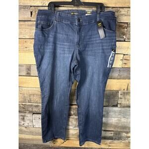 Lee Jeans Verona, Straight Leg, Blue, 20W Petite